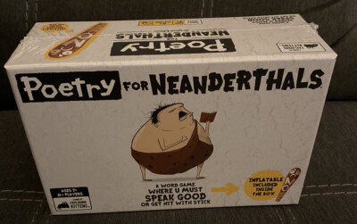 Poetry For Neanderthals Word Game By Exploding Kittens - New Sealed Unopened