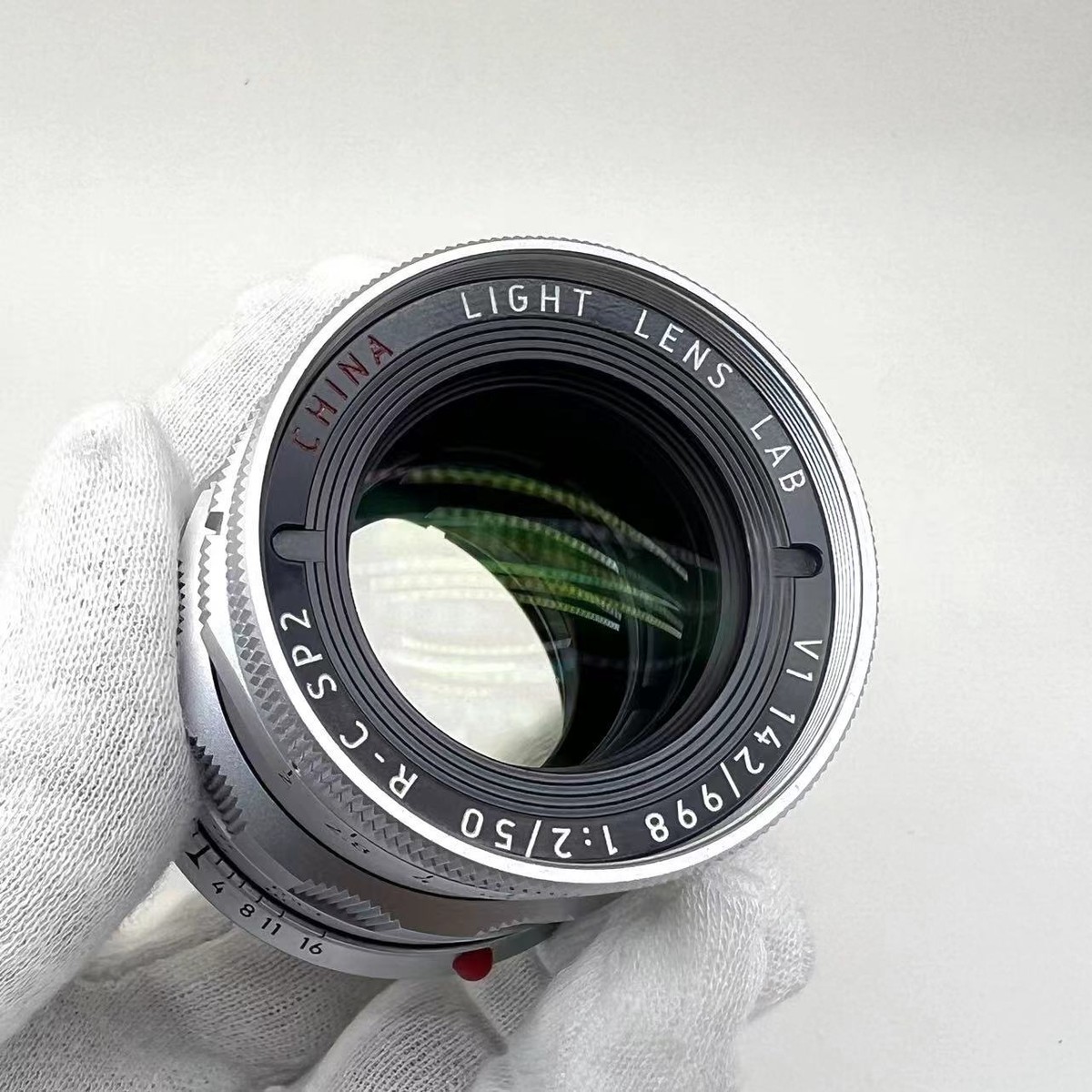 Light lens lab Lens Rigid SPII 50mm F2 Silver Chrome Leica M M3 M6