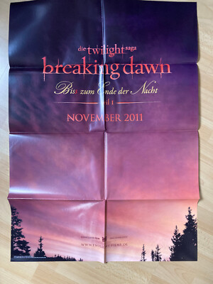 Filmposter * Kinoplakat * A1 * The Twilight Saga - Breaking Dawn 1 - Biss zum En