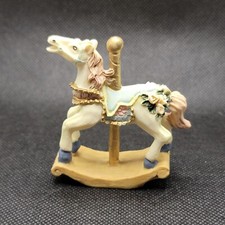 resin Carousel rocking horse