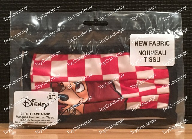 Official Disney Parks Lady And The Tramp Face Mask Large His Hers Size Xl For Sale Online Ebay