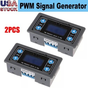 2X Signal Generator PWM Pulse Frequency Duty Cycle Square Wave Module Adjustable