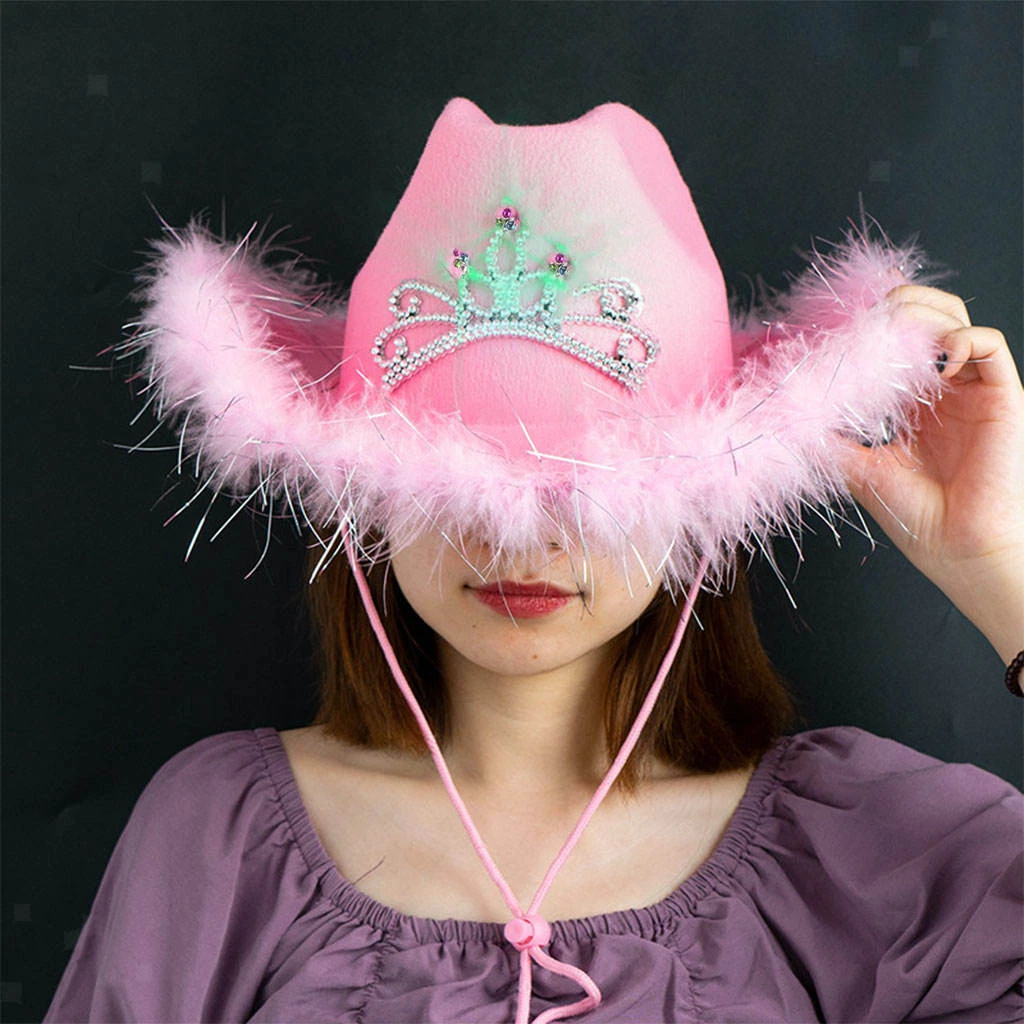 Girls pink sales cowboy hat