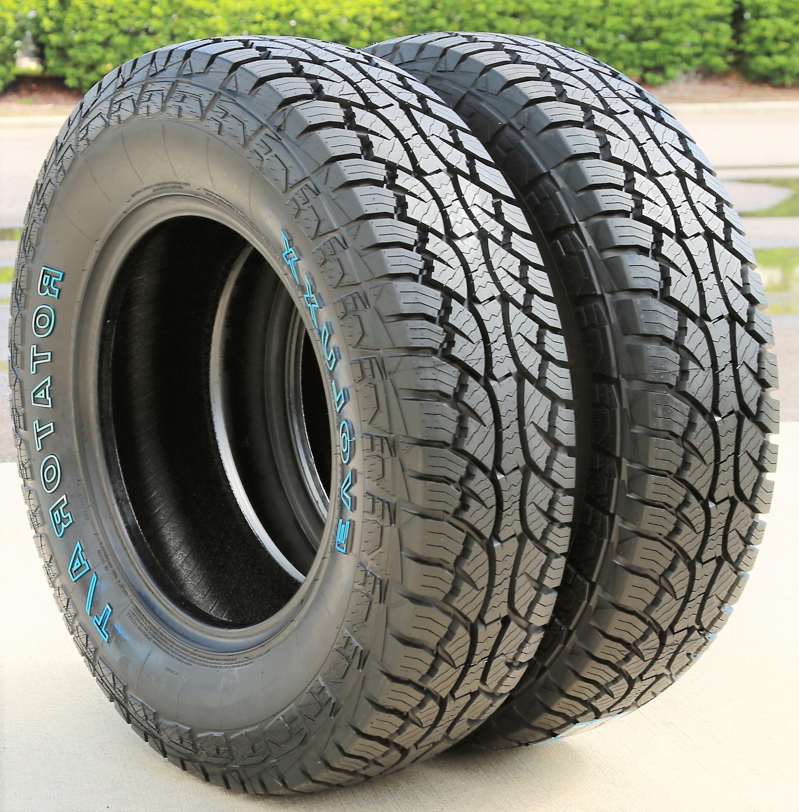 2 Tires LT 245/75R17 Evoluxx Rotator A/T AT All Terrain Load E 10 Ply ...
