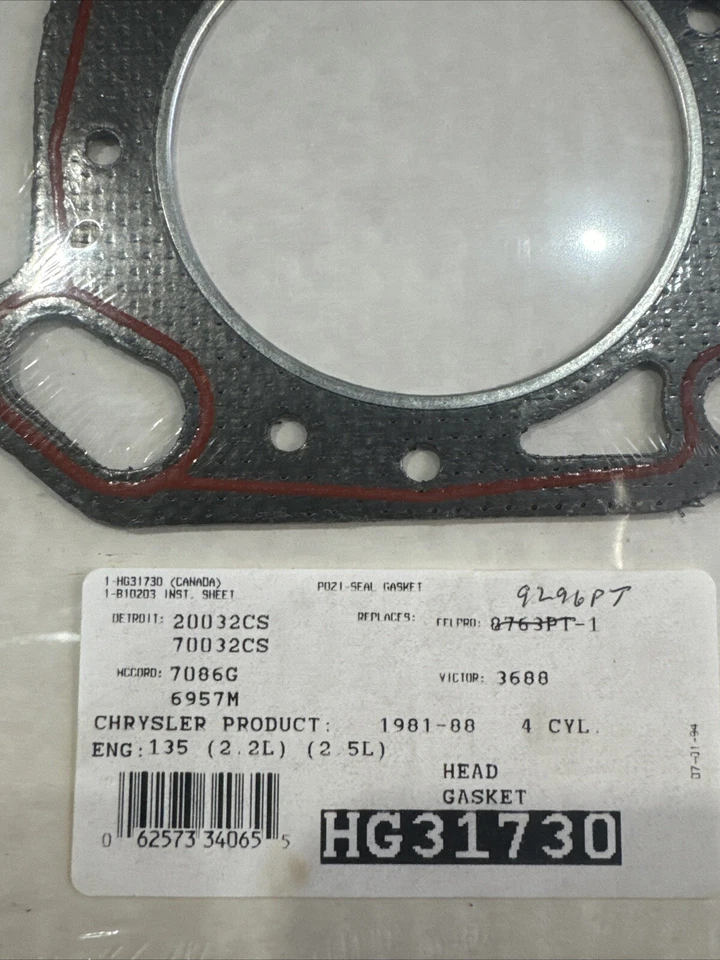 Engine Cylinder Head Gasket Road Pro 9296 PT, Fast Shipping Foto 2 de 2