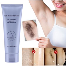 Permanent Hair Removal Cream Painless Stop Hair Growth Inhibitor Remover Smooth
