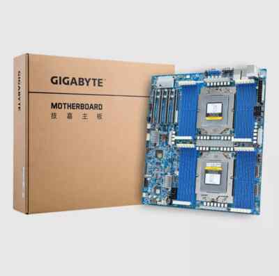 Gigabyte MZ73-LM2 SP5 Motherboard With 2x AMD EPYC 9965 192 Cores
