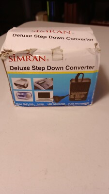 Simran SMF-200 Deluxe 200 Watts Step Down Voltage Converter for International...