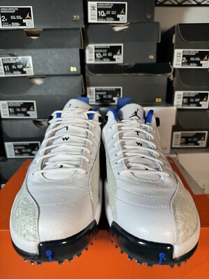 Nike Air Jordan 12 Retro Low Golf NRG P22 Laser Game Royal BRAND