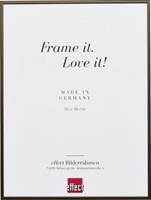 Effect Aluminium-Bilderrahmen Quadro 50X100 Cm Bronze Acrylglas
