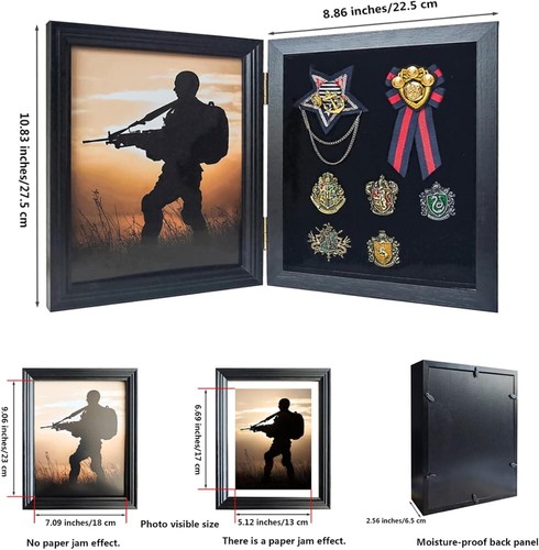 Souvenir Display Cabinet,Pin Display Box Pin Collection Display Box Military ... - Picture 8 of 11