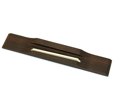 Grover Rosewood Pinless Top Loading Bridge for Acoustic Guitar 3344