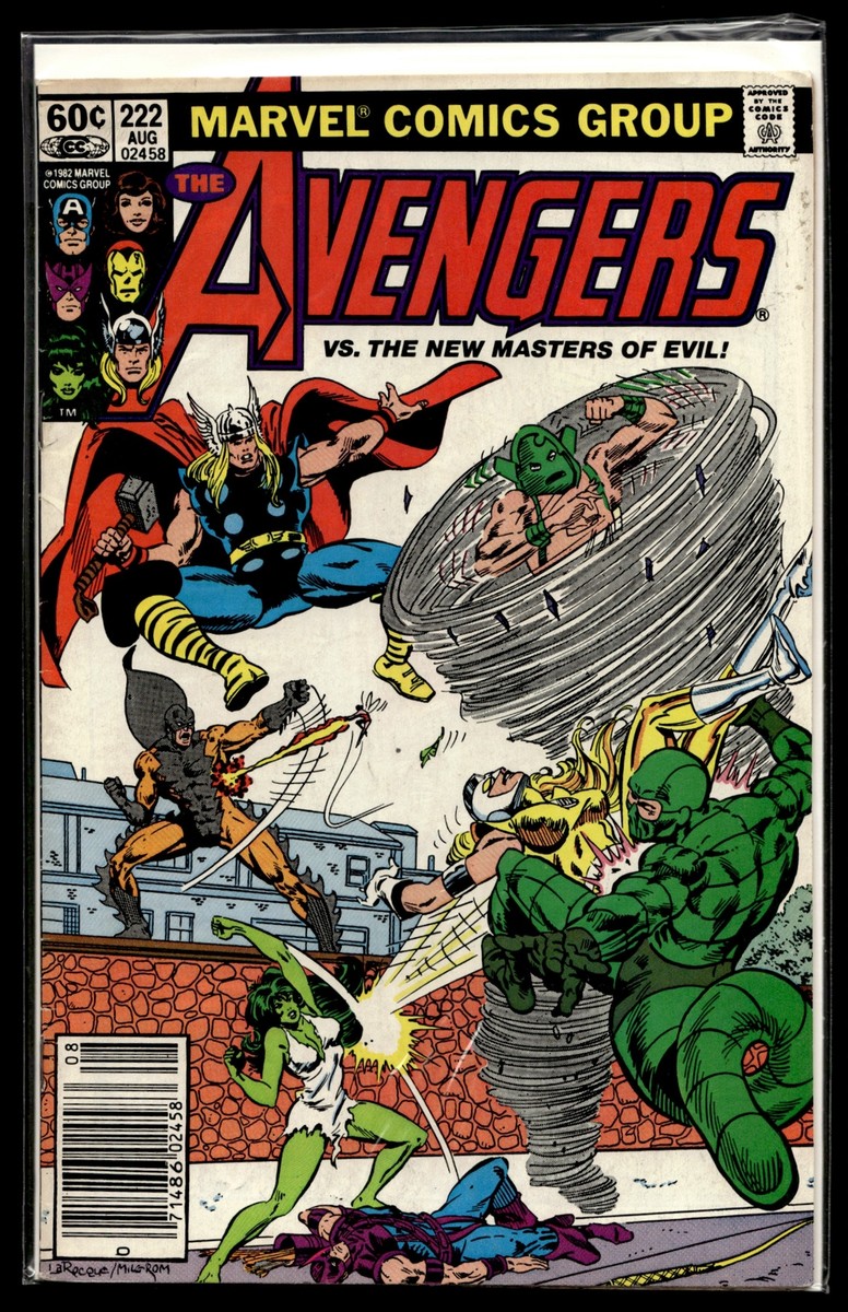 1982 Avengers #222 Newsstand Marvel Comic | eBay