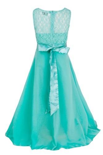 Flower Girls Princess Dress Formal Wedding Bridesmaid Birthday Party Prom Gown - Picture 55 of 81