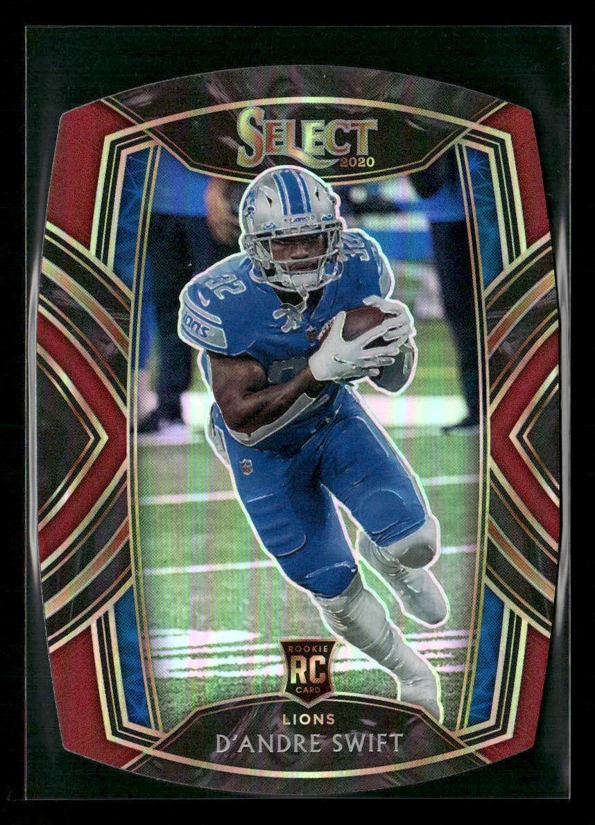 2020 Panini Select #251 D'Andre Swift Maroon Prizm Die Cut RC