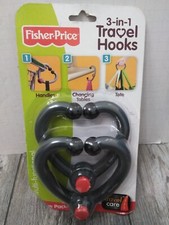 FISHER PRICE 3 in 1 TRAVEL HOOKS STROLLERS SHOPPING