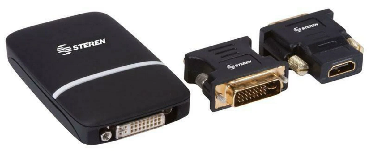 Adaptador USB 3.0 a HDMI / VGA Steren Tienda en Línea