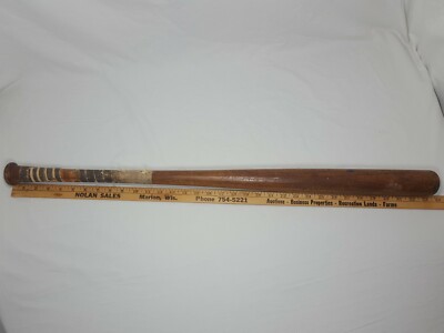 Batte Softball Vintage Hillerich & Bradsby DC1 – Louisville Slugger, Bois, USA, RARE