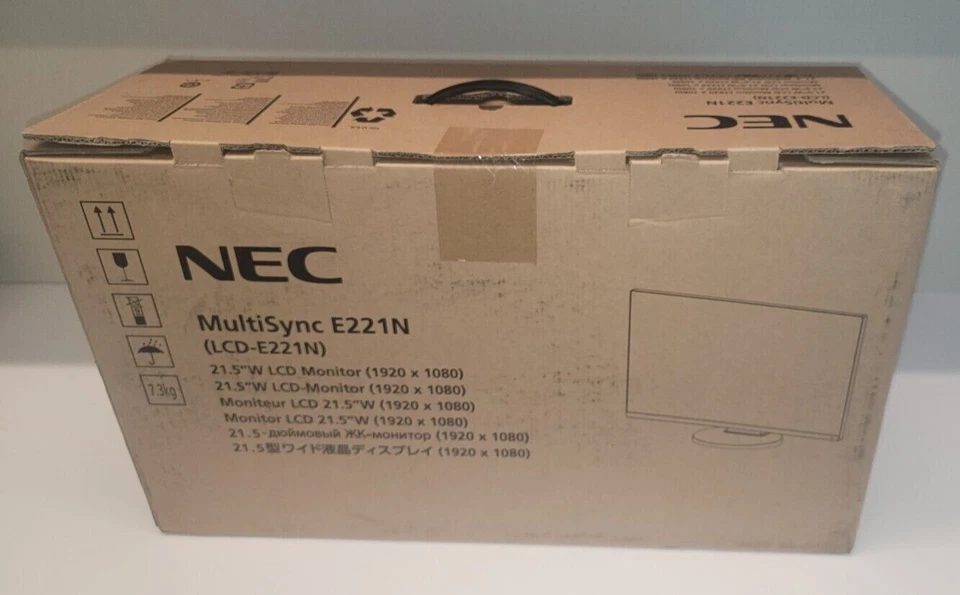 New NEC MultiSync E221N-BK 22" Built-In Speakers Widescreen IPS Monitor - Image 3 of 4