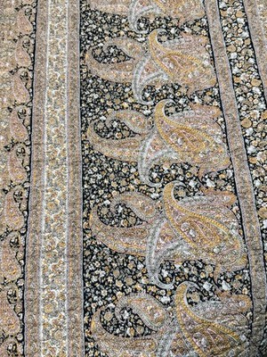 Patchwork Quilt Warm Colors Paisley Reversible by Ib Laursen