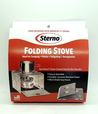 Sterno Folding Stove Camping Hunting Backpacking Emergencies Outdoor Cooking NEW