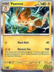 Pawmot 076/193 Paldea Evolved Holo Rare