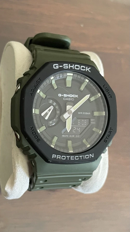 Casio G-Shock  Casioak Watch - GA-2100-4A. Street Utility. Green - image 3 of 4