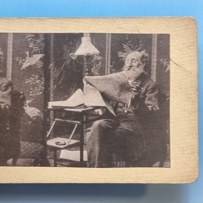 Stereoview Karte 3D um 1847 Rumpf Yorkshire Glücksspiel Opa viktorianisch