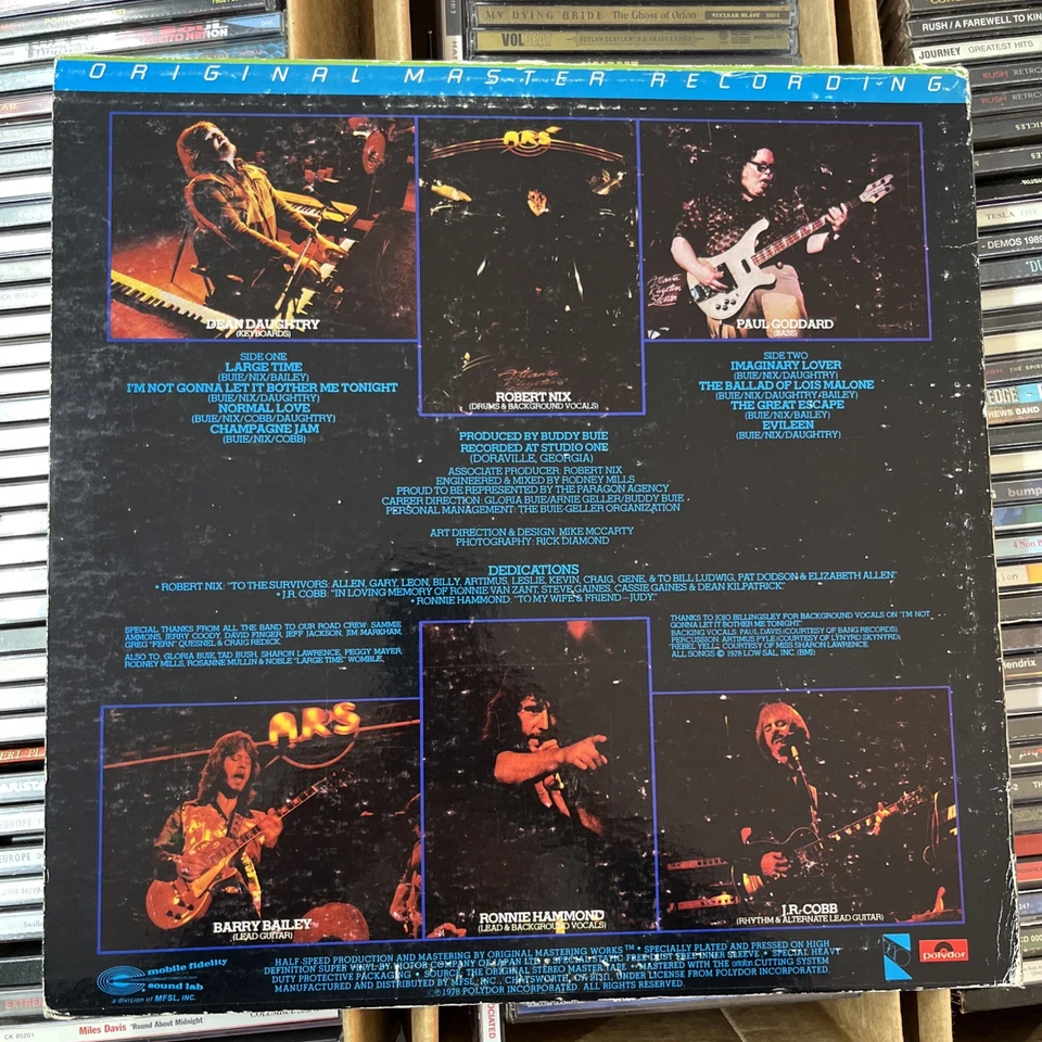 Atlanta Rhythm Section  Champagne Jam  MOFI Vinyl  MFSL 1-038  1978 - Image 2 of 4