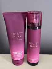 Bath Body Works Fruity Musk Fine Fragrance Mist Body Cream