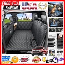 Quick-Setup Dog Truck Seat Cover - Hard Bottom Waterproof Hammock, Universal Fit