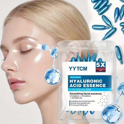 Hyaluronic Acid Serum Capsules 30pc - Deep Moisturizing & Brightening Skin Essen