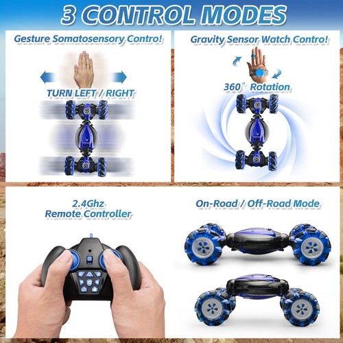 Remote Control Car for Boys 8-12, Fast RC Car with 360° Rotations & Drifting,... - Picture 3 of 7
