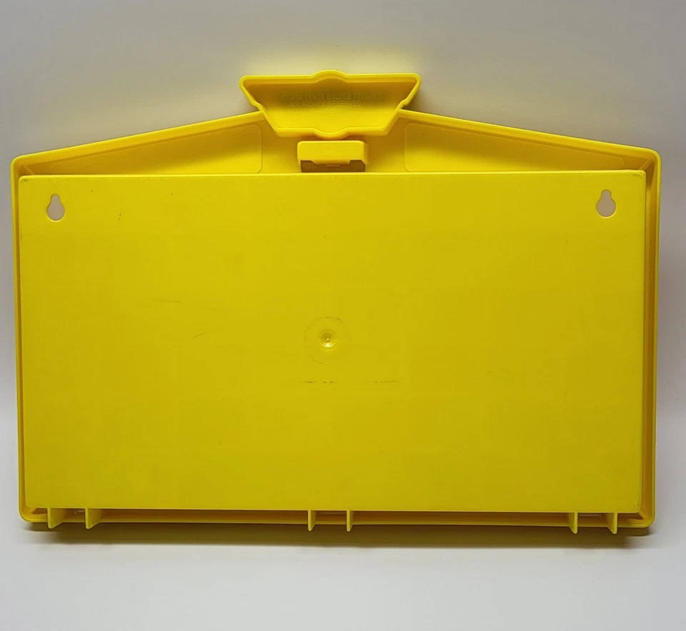 MICRO MACHINES GALOOB Yellow Carry Display Case Vintage 1980s Cars Holder EMPTY - Image 4 of 4