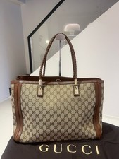Gucci Pre-Owned Authentic GUCCI Tote Monogram Free Tracked Shipping