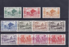 NEW HEBRIDES  1953  YVERT  155-165     MLH*