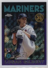2021 Topps Update Purple 71/75 Logan Gilbert #86C-8 0ir7