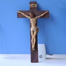 Resina Gesù Crocifisso Statua San Figurine Artigianato Decorazione Regalo