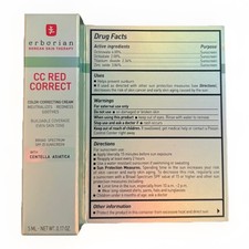Erborian CC Red Correct 5ml Korean Skincare Color Correct Cream SPF25 Centella