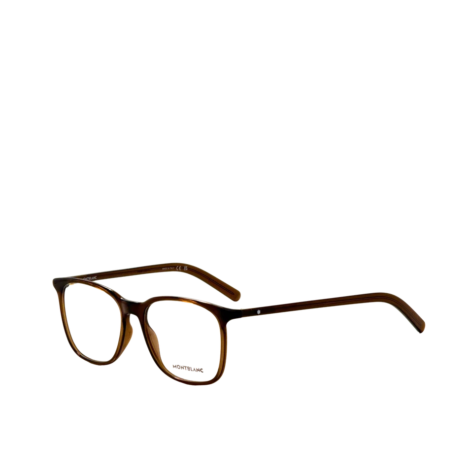 Montblanc Hombre 54 mm Transparente Marrón Gafas MB0327O-003-54 - Imagen 1 de 1