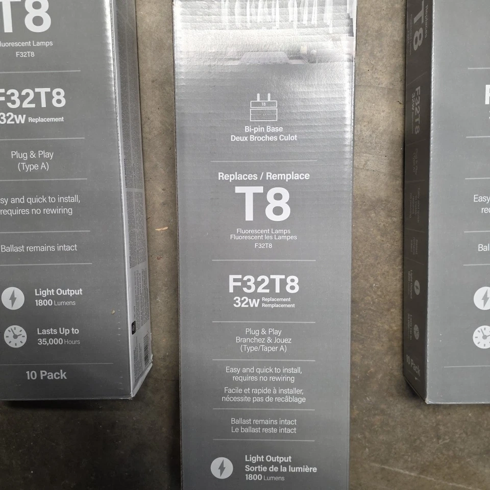 30 Pack / Feit Electric 4ft Led Direct Replacement T8 Light Tubes Daylight 6500K - Image 4 of 4