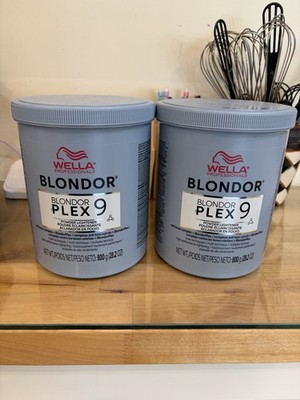 Wella BlondorPlex 9 Powder Lightener 800g (28.2 Oz) NEW Sealed Bags Lot Of 2
