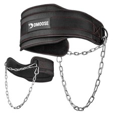 DMoose Fitness Dip Belt For Weightlifting - Weighted Pull Up and Squat Belt...