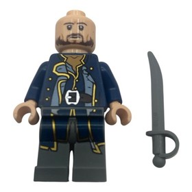 Lego Pirates of the Caribbean Admiral Norrington Minifigure poc005 4183