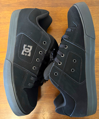 DC Men's Pure Black Skateboarding Shoes US 14 Medium 300600 New without box