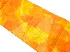 7338144: JAPANESE KIMONO JAPANESE FUKURO OBI / WOVEN ABSTRACT