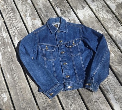 Vintage 70s Lee Riders 101 Denim Jacket. Dimensions In The Description 