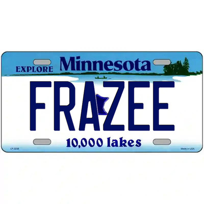 Frazee Minnesota Metal Sign