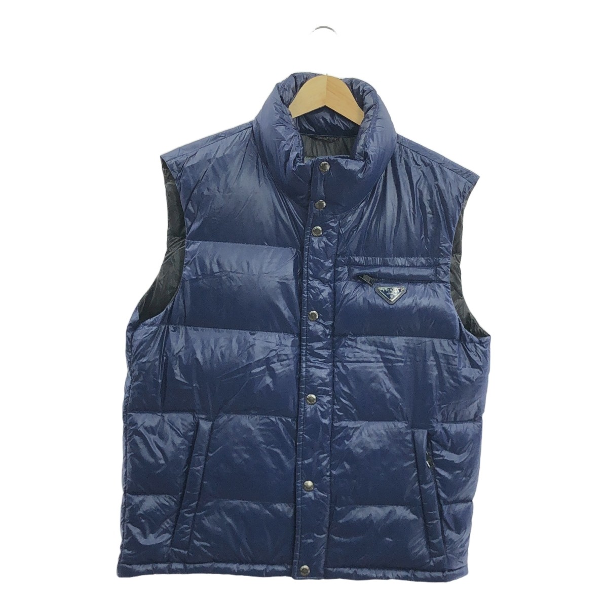 PRADA Prada Triangle Logo Down Vest - image 1