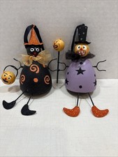 Halloween Pumpkin Cat Witch Shelf Sitter, Height Sitting 4